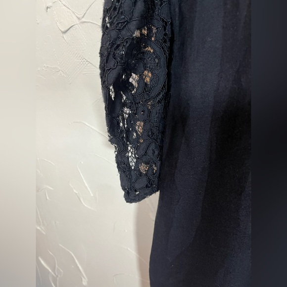 Old Navy Black Shift Dress w/ Top Lace Lining SZ XL - Picture 5 of 12